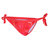 Womens/Ladies Flavia Bikini Bottoms - Red Sky Print