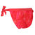 Womens/Ladies Flavia Bikini Bottoms - Red Sky Print