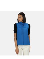 Womens/Ladies Flux Softshell Bodywarmer / Sleeveless Jacket - Oxford Blue - Oxford Blue