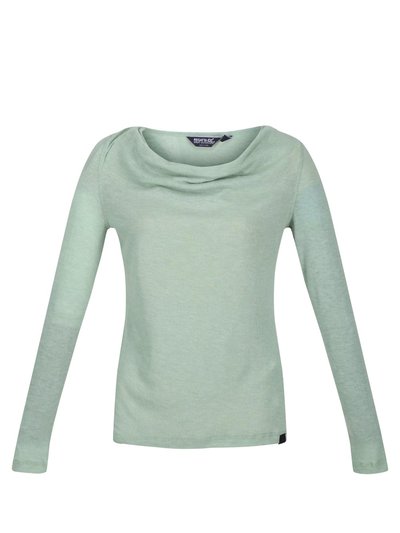 Regatta Womens/Ladies Frayda Long Sleeved T-Shirt - Basil product