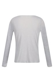 Womens/Ladies Frayda Long Sleeved T-Shirt - Cyberspace