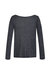 Womens/Ladies Frayda Long Sleeved T-Shirt - Navy/Silver
