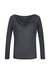 Womens/Ladies Frayda Long Sleeved T-Shirt - Navy/Silver