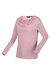 Womens/Ladies Frayda Long Sleeved T-Shirt - Powder Pink
