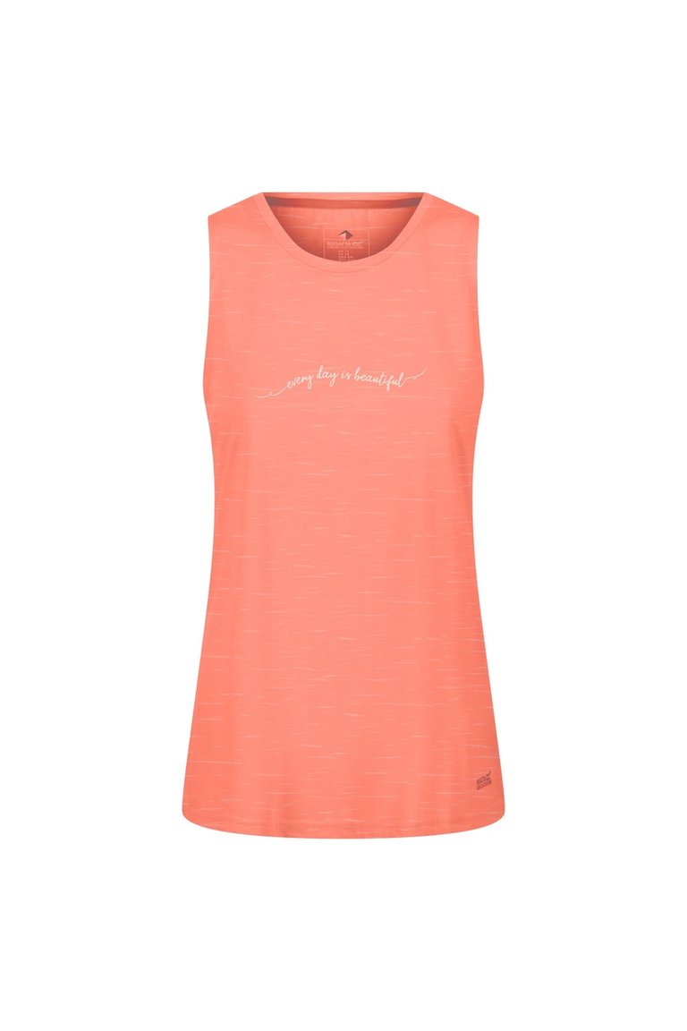 Womens/Ladies Freedale Tank Top - Fusion Coral