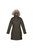 Womens/Ladies Fritha II Insulated Parka Jacket - Dark Khaki - Dark Khaki