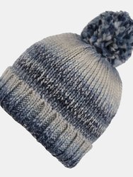 Womens/Ladies Frosty VI Knitted Beanie - Navy - Navy