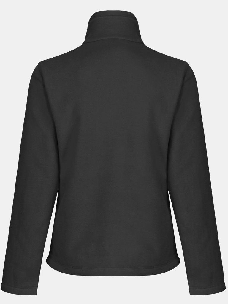 Womens/Ladies Full-Zip 210 Series Microfleece Jacket - Black