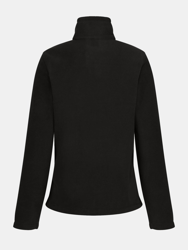 Womens/Ladies Full-Zip 210 Series Microfleece Jacket - Black