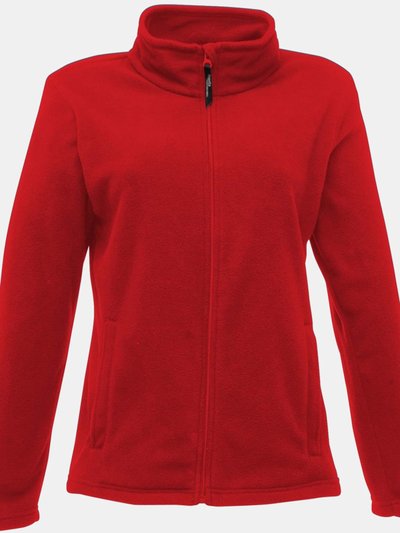 Regatta Womens/Ladies Full-Zip 210 Series Microfleece Jacket - Classic Red product
