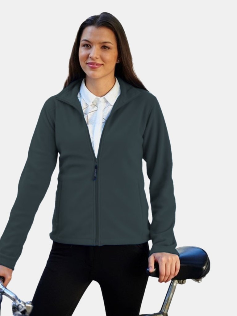 Womens/Ladies Full-Zip 210 Series Microfleece Jacket - Seal Gray - Seal Gray