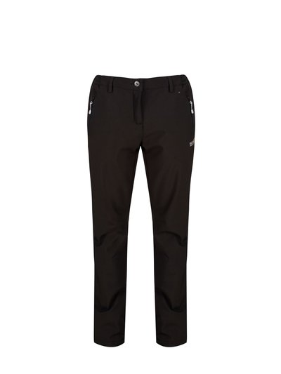 Regatta Womens/Ladies Geo Softshell II Regular Leg Trousers - Black product