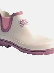 Womens/Ladies Harper Low Cut Wellington Boots - Light Vanilla