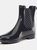 Womens/Ladies Harriett Ankle Boots - Navy/White Sand