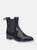 Womens/Ladies Harriett Ankle Boots - Navy/White Sand - Navy/White Sand
