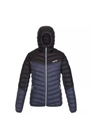 Women's/Ladies Harrock Lightweight Puffer Jacket - Black/Seal Grey