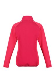 Womens/Ladies Highton II Two Tone Full Zip Fleece - Rethink Pink