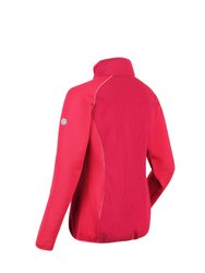 Womens/Ladies Highton II Two Tone Full Zip Fleece - Rethink Pink