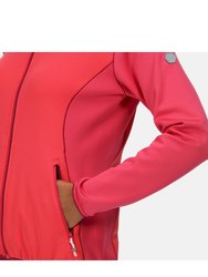 Womens/Ladies Highton II Two Tone Half Zip Fleece Jacket - Rethink Pink