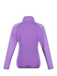 Womens/Ladies Highton II Two Tone Half Zip Fleece - Light Amethyst