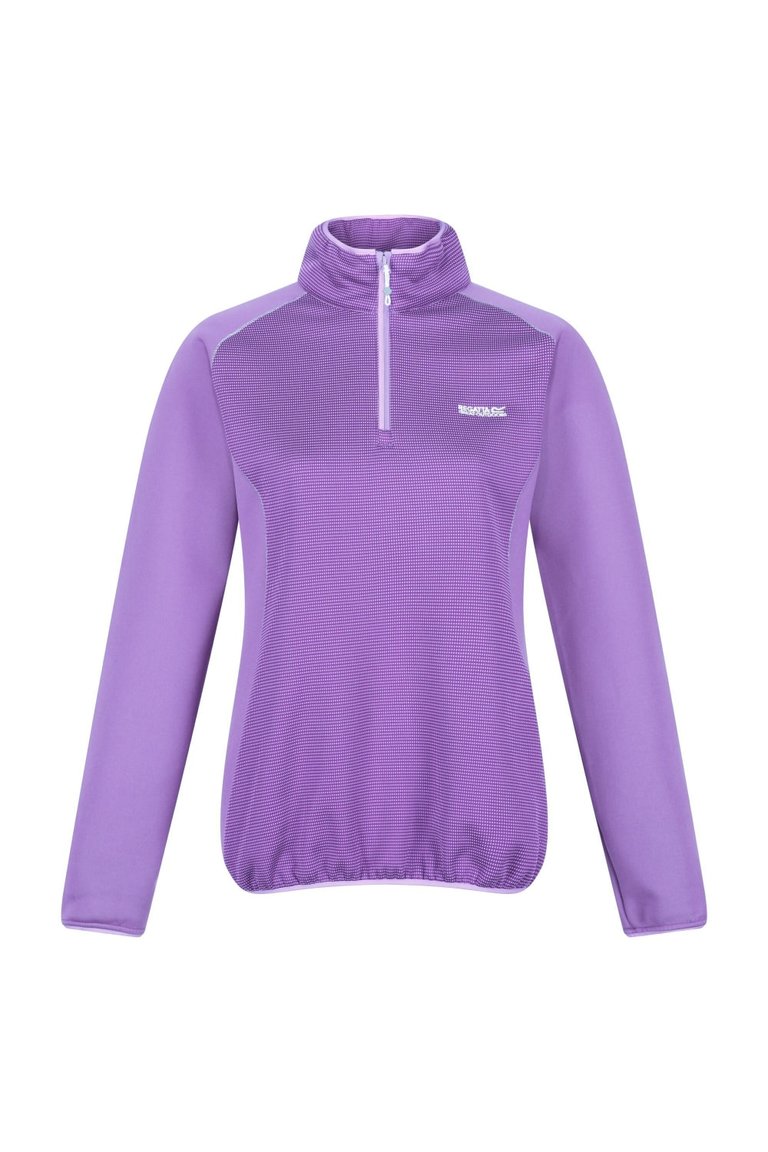 Womens/Ladies Highton II Two Tone Half Zip Fleece - Light Amethyst