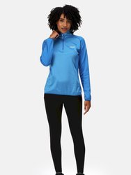 Womens/Ladies Highton II Two Tone Half Zip Fleece - Sonic Blue