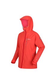 Womens/Ladies Highton Pro Waterproof Jacket - Neon Peach