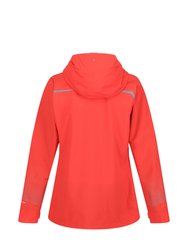 Womens/Ladies Highton Pro Waterproof Jacket - Neon Peach