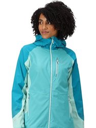 Womens/Ladies Highton Pro Waterproof Jacket - Turquoise/Enamel Blue - Turquoise/Enamel Blue