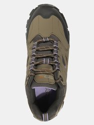 Womens/Ladies Holcombe IEP Low Hiking Boots - Clay Brown/Pastel Lilac