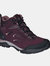 Womens/Ladies Holcombe IEP Mid Hiking Boots - Dark Burgundy/Black - Dark Burgundy/Black