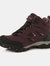 Womens/Ladies Holcombe IEP Mid Hiking Boots - Dark Burgundy/Black