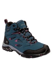 Womens / Ladies Holcombe Iep Mid Hiking Boots - Moroccan Blue/Red Violet - Moroccan Blue/Red Violet