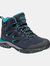 Womens/Ladies Holcombe IEP Mid Hiking Boots - Navy/Azure Blue - Navy/Azure Blue