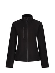 Womens/Ladies Honestly Made Recycled Fleece Jacket - Black - Black