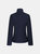 Womens/Ladies Honestly Made Recycled Full Zip Fleece Jacket - Navy