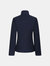 Womens/Ladies Honestly Made Recycled Full Zip Fleece Jacket - Navy