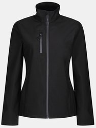 Womens/Ladies Honestly Made Recycled Soft Shell Jacket - Black - Black