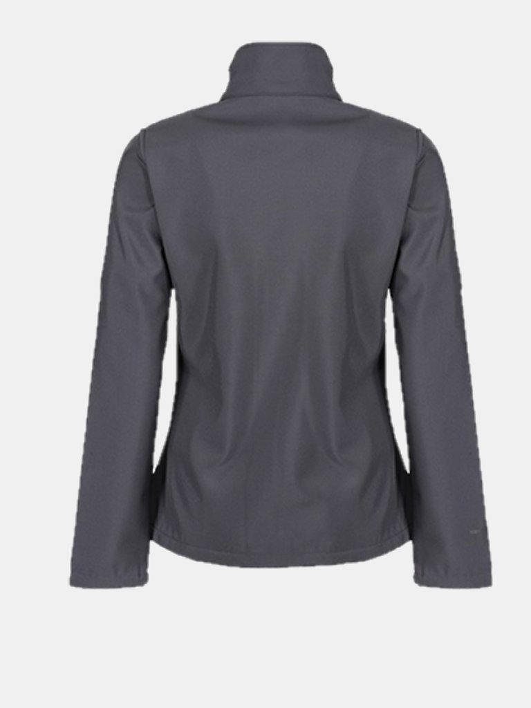 Womens/Ladies Honestly Made Softshell Jacket - Seal Grey