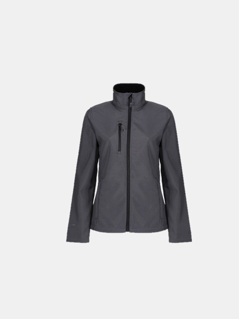 Womens/Ladies Honestly Made Softshell Jacket - Seal Grey - Seal Grey