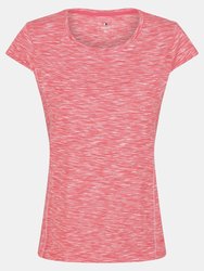Womens/Ladies Hyperdimension II T-Shirt - Tropical Pink - Tropical Pink