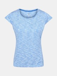 Womens/Ladies Hyperdimension II T-Shirt - Sonic blue