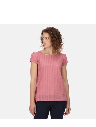 Regatta Womens/Ladies Jaelynn Dobby Cotton T-Shirt product