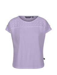 Womens/Ladies Jaida T-Shirt - Pastel Lilac