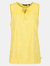 Womens/Ladies Janessa Ditsy Print Top - Maize Yellow - Maize Yellow