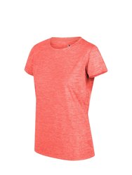 Womens/Ladies Josie Gibson Fingal Edition T-Shirt - Neon Peach - Neon Peach