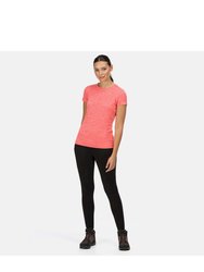 Womens/Ladies Josie Gibson Fingal Edition T-Shirt - Neon Peach