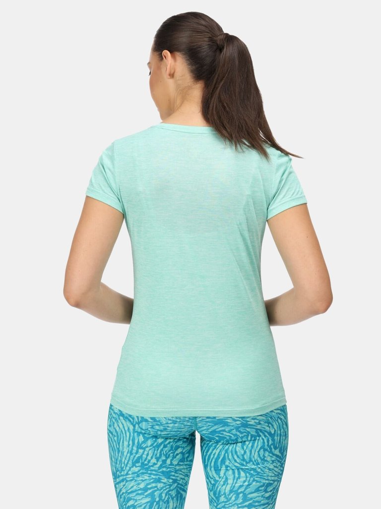 Womens/Ladies Josie Gibson Fingal Edition T-Shirt - Ocean Blue