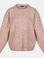 Womens/Ladies Kaylani Knitted Sweater - Powder Pink