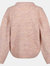 Womens/Ladies Kaylani Knitted Sweater - Powder Pink